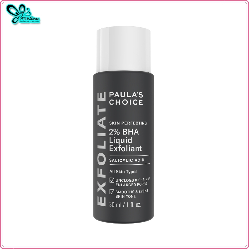 Dung Dịch Tẩy Da Chết Paula’s Choice BHA 2% 30ml Skin Perfecting 2% BHA Liquid