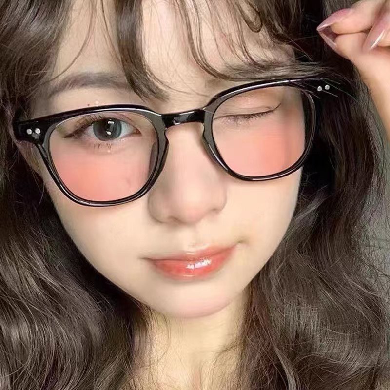 Mắt kính râm phối 2 màu siêu cute cho nữ - kính râm hàn quốc