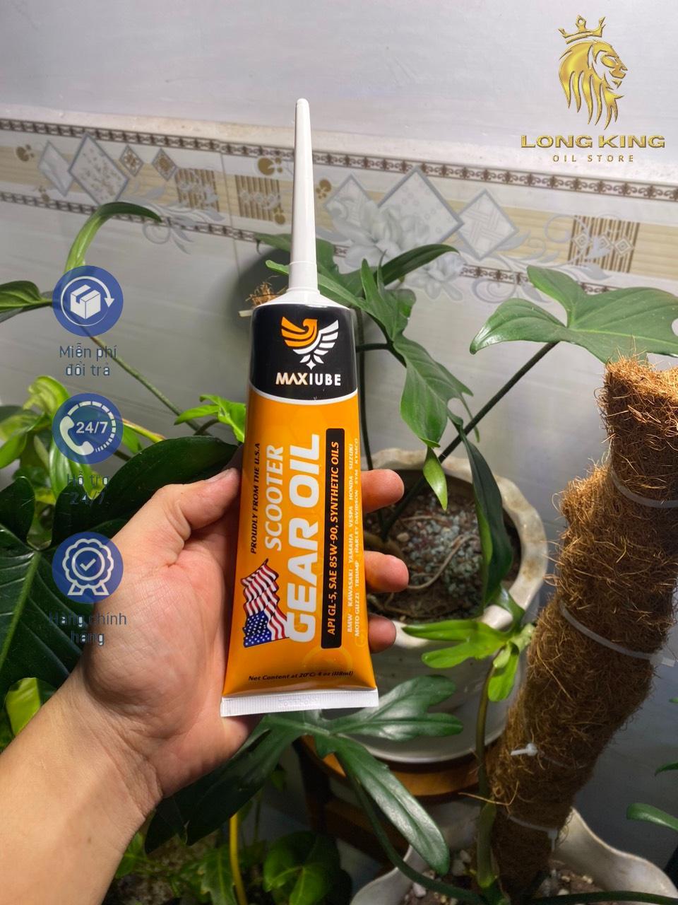 Maxlube 120ml 85w-90 scooter gearbox oil oil Giá 65,000 Đồng*Miễn phí vận chuyển
