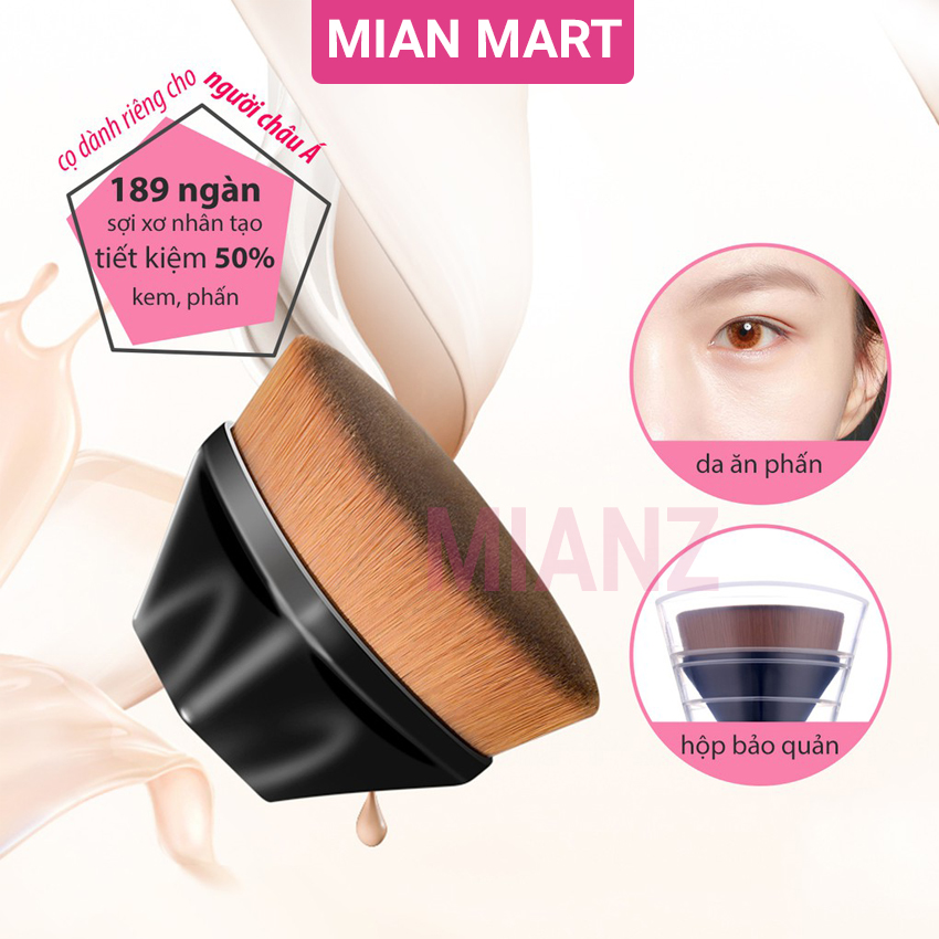 Cọ trang điểm, cọ tán kem số 55, cọ tán kem nền, kem lót – MIAN MART
