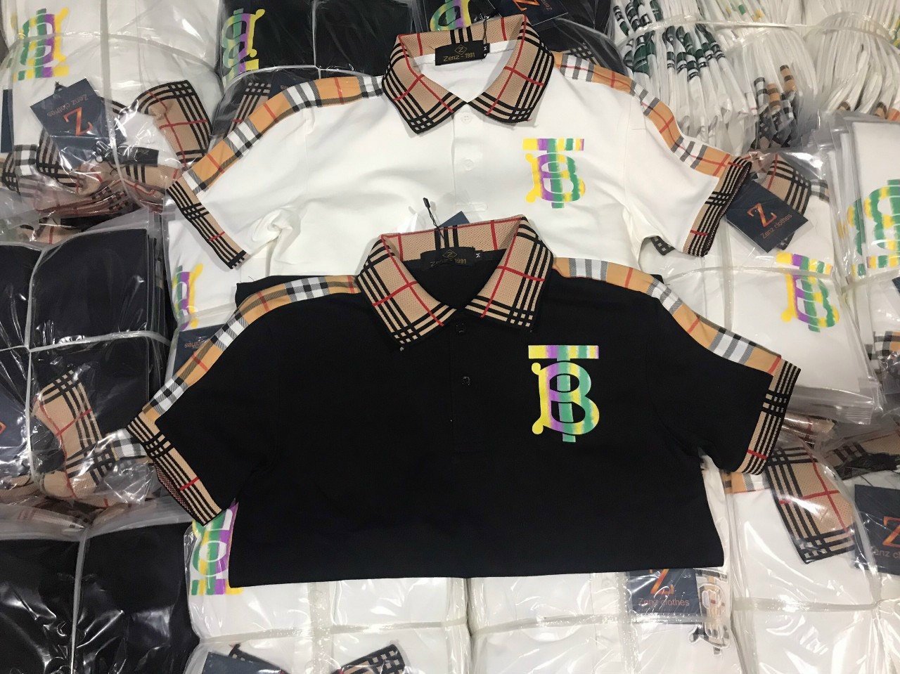 Áo Thun Nam Cổ Trụ Áo Polo Trẻ Trung Năng Động Chất Vải Co Dãn Hàng Y Hình