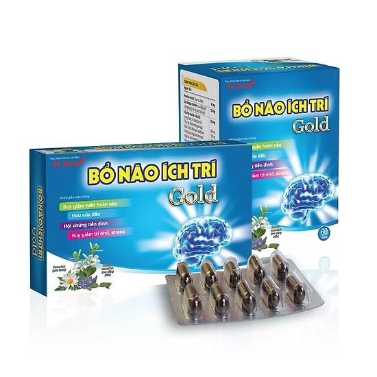 Bổ não ích trí Gold - Tăng cường trí nhớ và giảm đau đầu