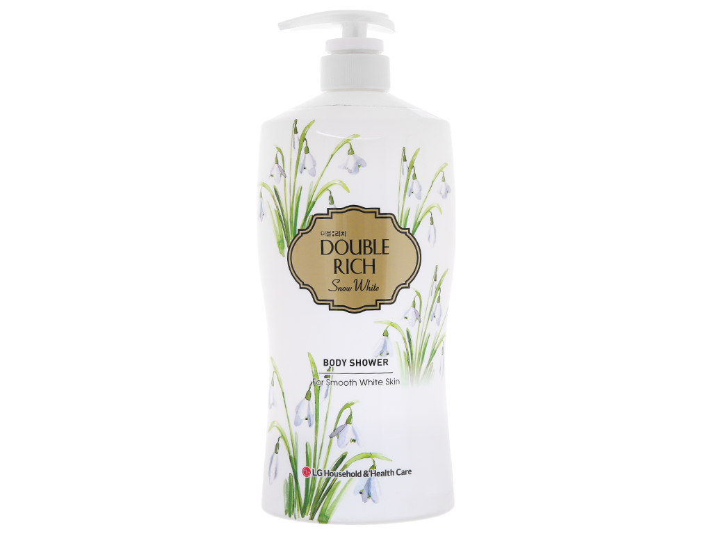 Sữa tắm trắng da Double Rich Hoa Xuyên Tuyết 800g