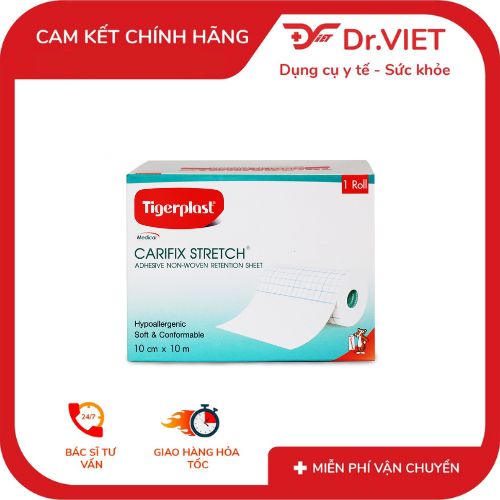 Băng keo co giãn Carifix Stretch (10cmx10m)