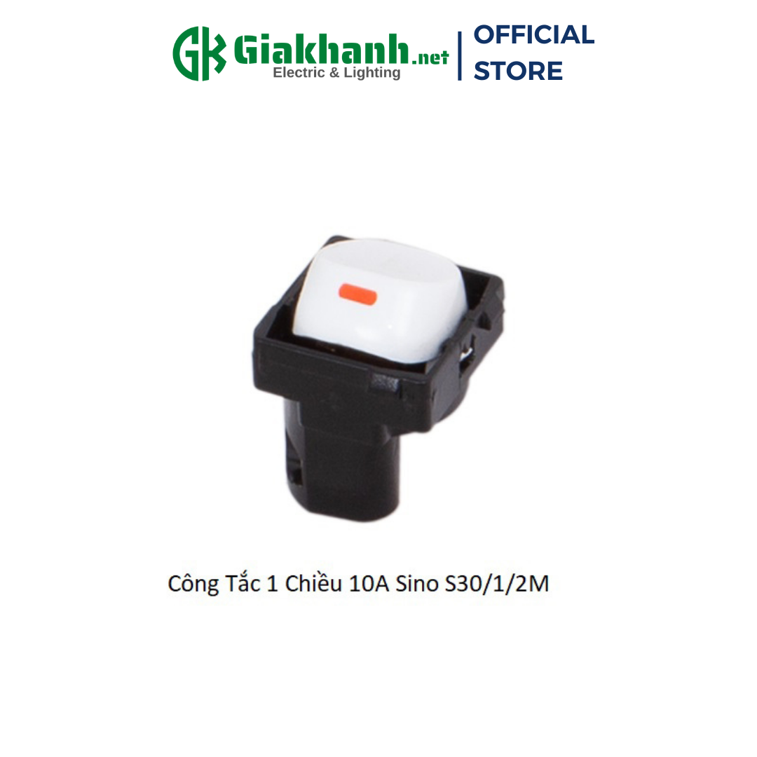 Công tắc 1 chiều 10a sino s30/1/2m