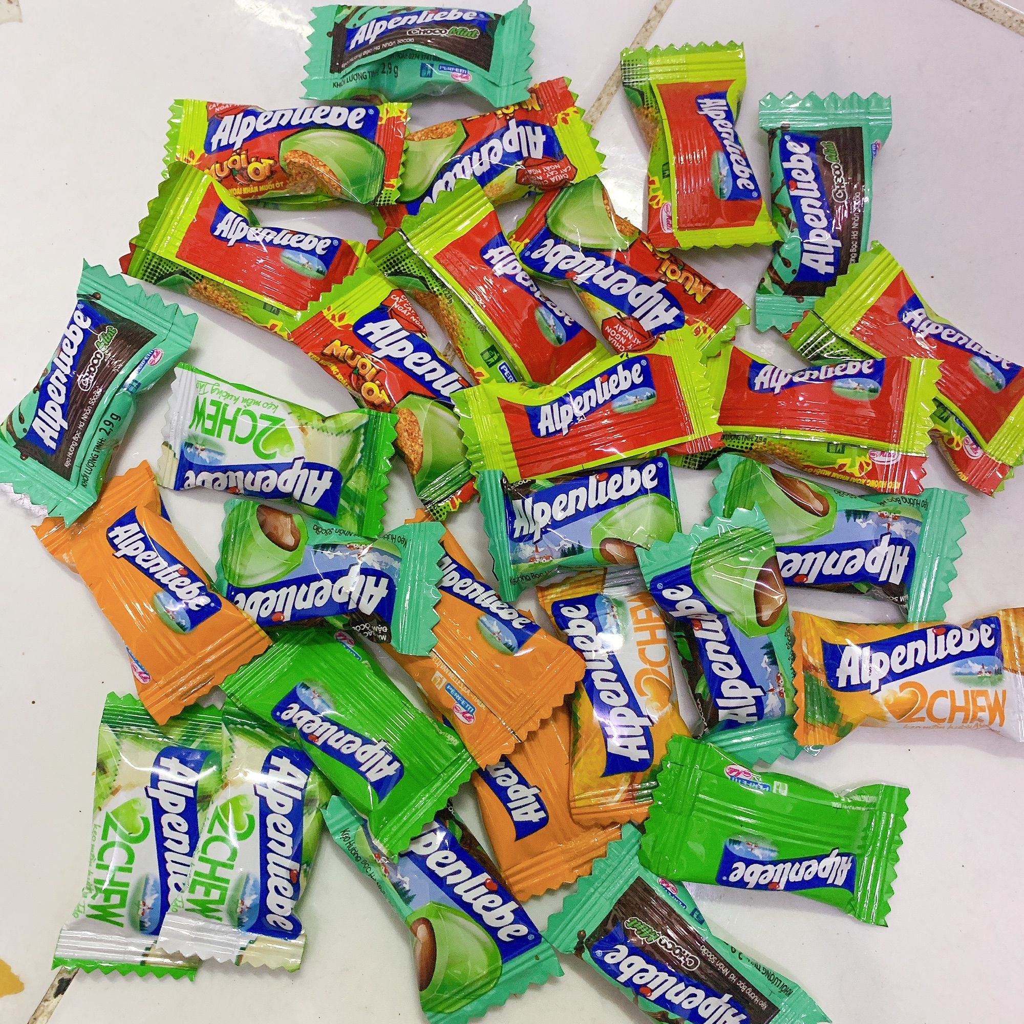 [HCM]Mix 6 vị kẹo alpenliebe gói 30v