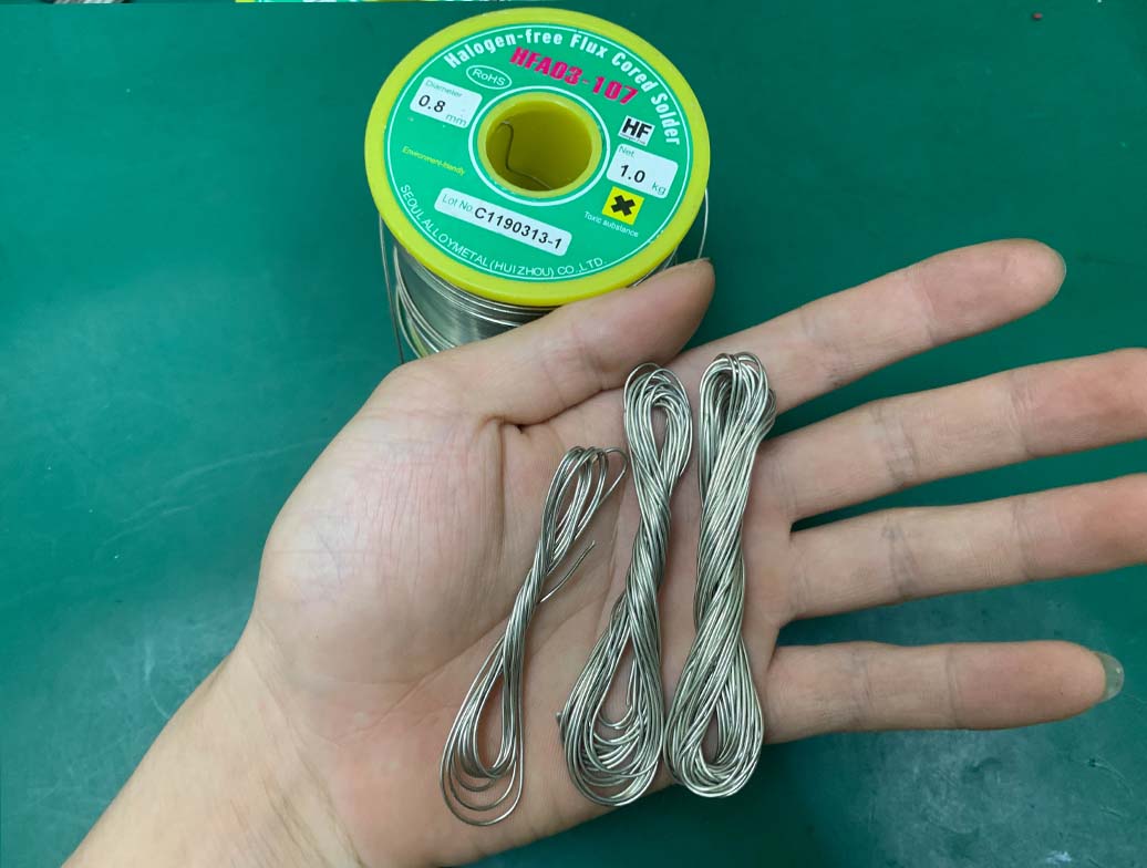 Thiếc hàn không chì tặng kèm mỡ hàn cuộn 10 mét