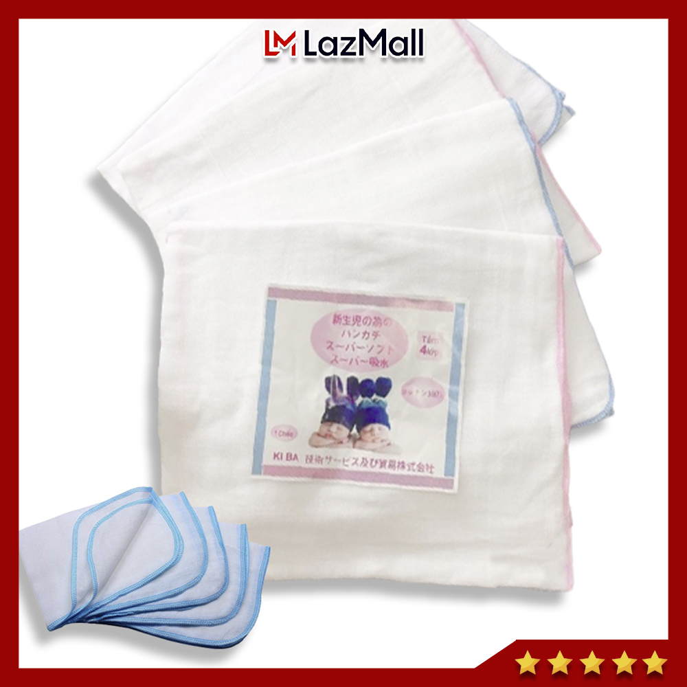 Khăn xô tắm kiba siêu mềm 4 lớp và 6 lớp