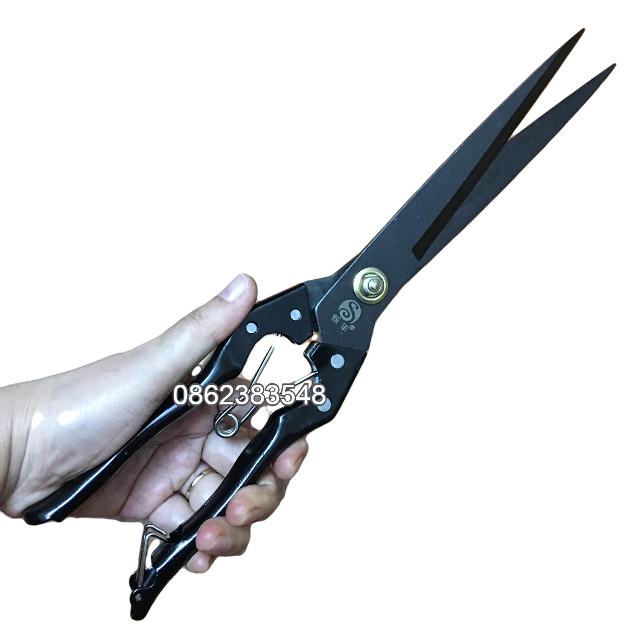 (tặng kèm lò xo zin) Kéo tỉa cành, tỉa tán, tỉa cành tàn dài 34cm