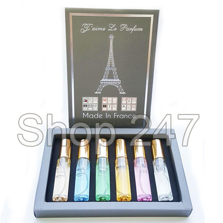 [HCM]Bộ 6 chai nước Hoa Mini Nam Nữ của Pháp Jame Le Pafum