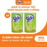 Combo 2 Lon Bánh Lát Snack Khoai Tây Slide Vị Kem Chua & Hành 60g