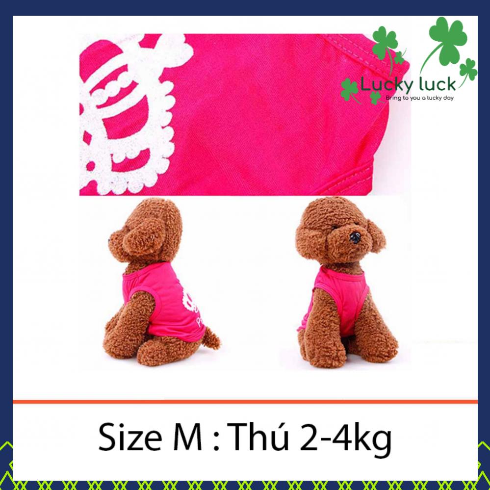 Áo cho chó mèo công chúa - Quần áo chó mèo 005 Size M