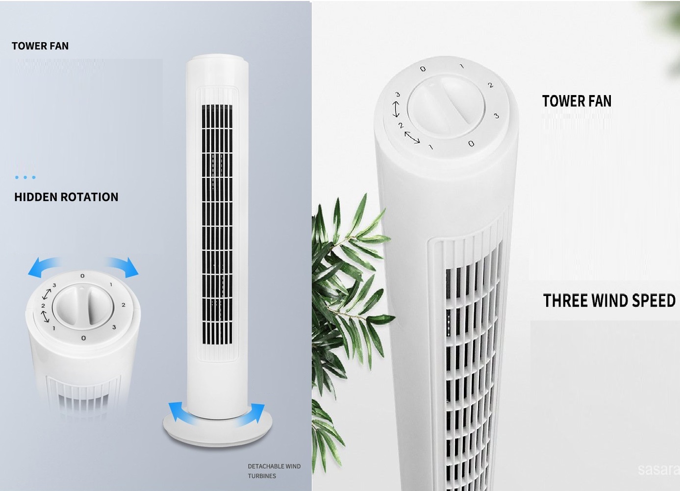 Quạt tháp tower fan xldnke tw29-4 cao cấp