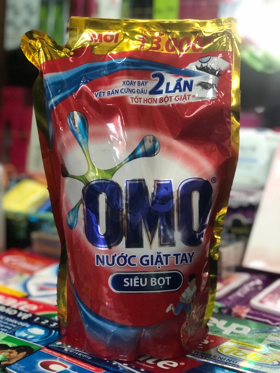 Nước giặt tay omo siêu bọt 1700ml