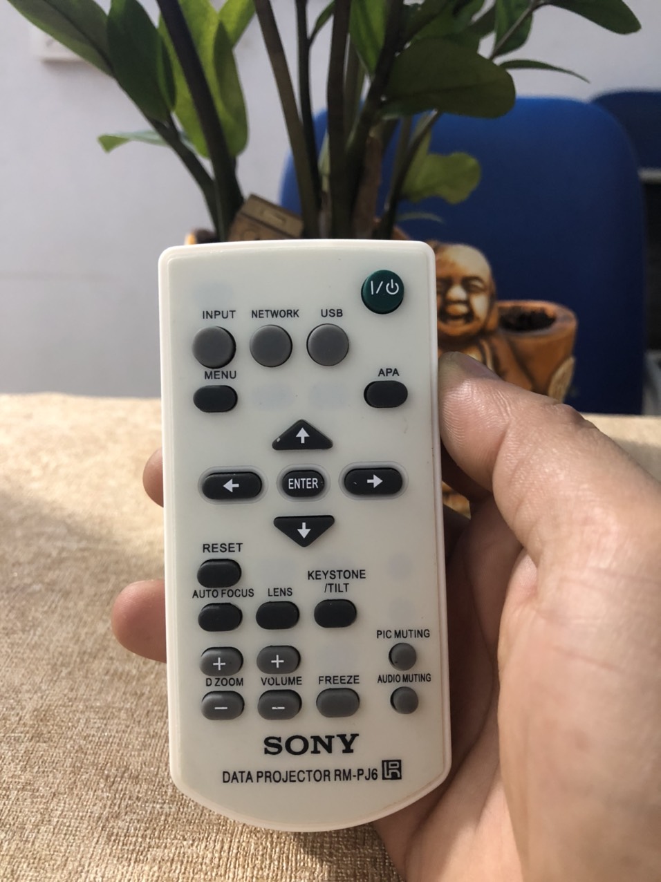 Remote Điều khiển từ xa máy chiếu Sony RM-PJ7- Hàng chính hãng, mới 100% Tặng kèm Pin