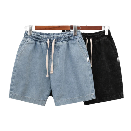 Quần Short Jeans Nam SIMPSON Quần Đùi Jean Vải Dày Đẹp Không Bay Màu QS02