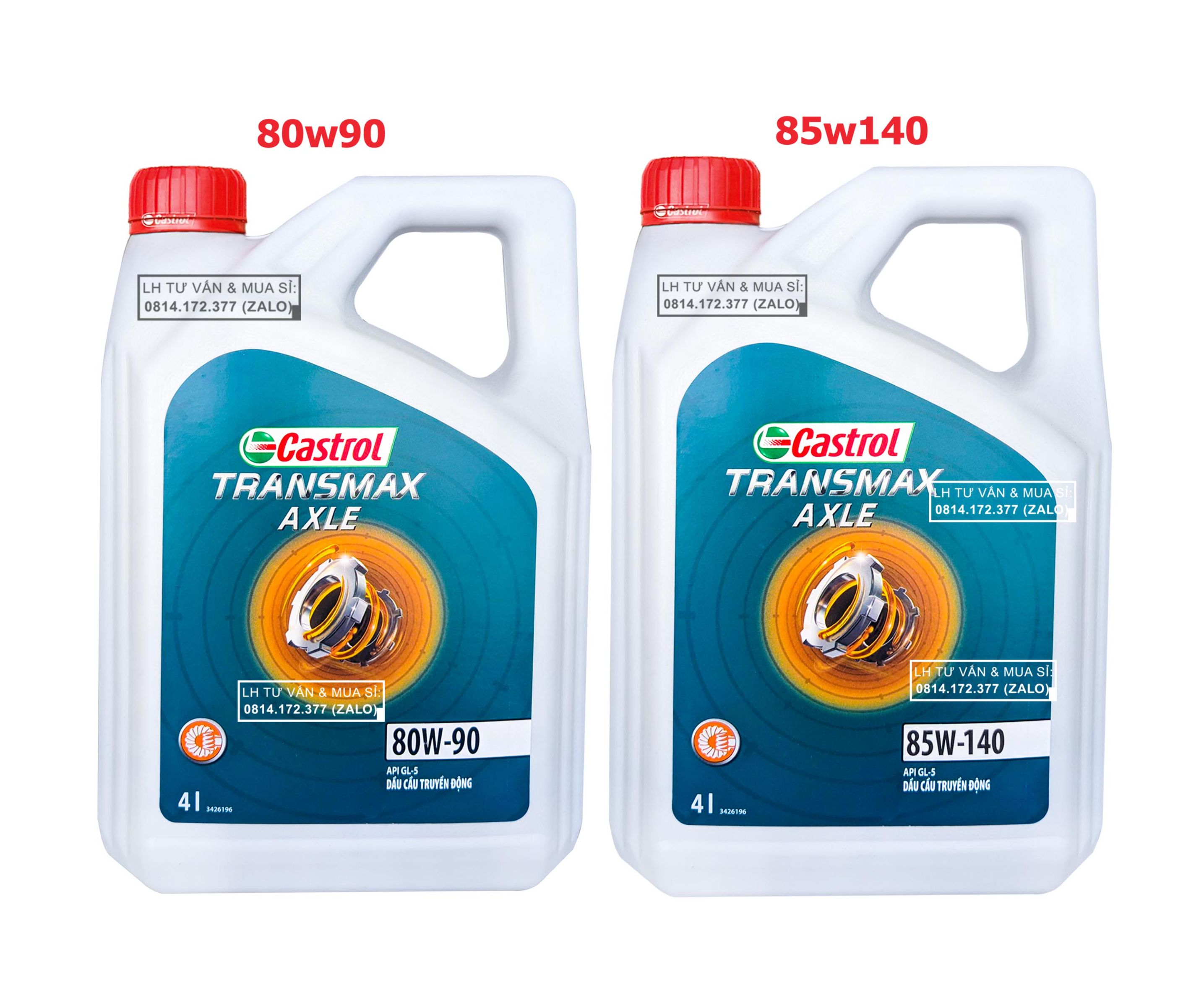 Dầu Nhớt Hộp Số ( Dầu Cầu) Castrol Transmax 80w90 & 85w140 4.000ml ( 4L )