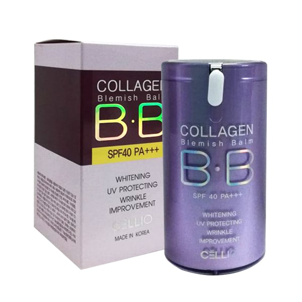 Kem nền BB Cellio Collagen không nhờn rít Hàn Quốc 50ml - 23:tự nhiên