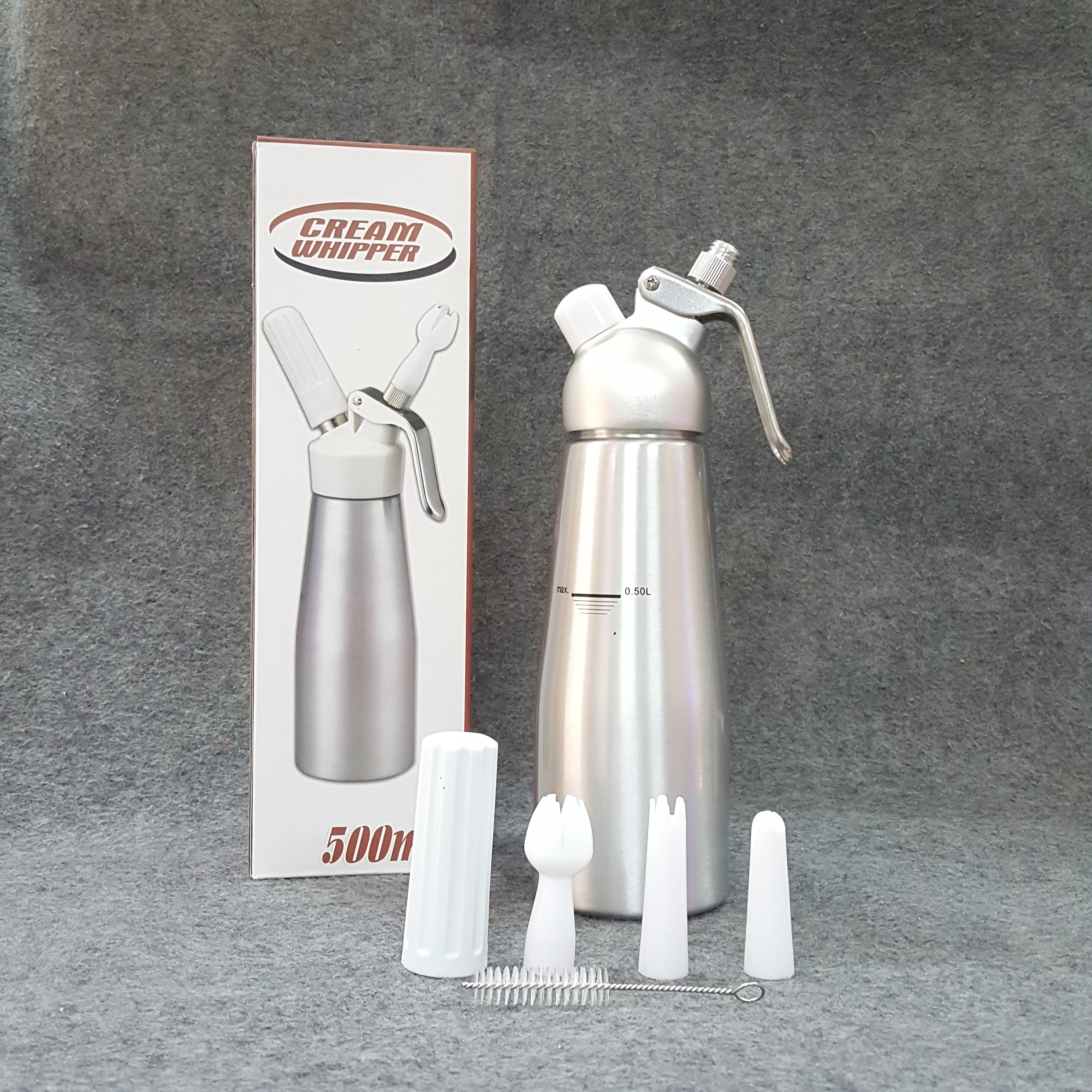 Bình xịt kem tươi hợp kim nhôm Cream Whipper dung tích 500ml