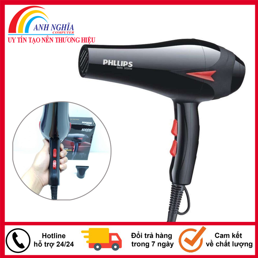 MÁY SẤY TÓC CAO CẤP 2 CHIỀU PHILIP 6699 5000w