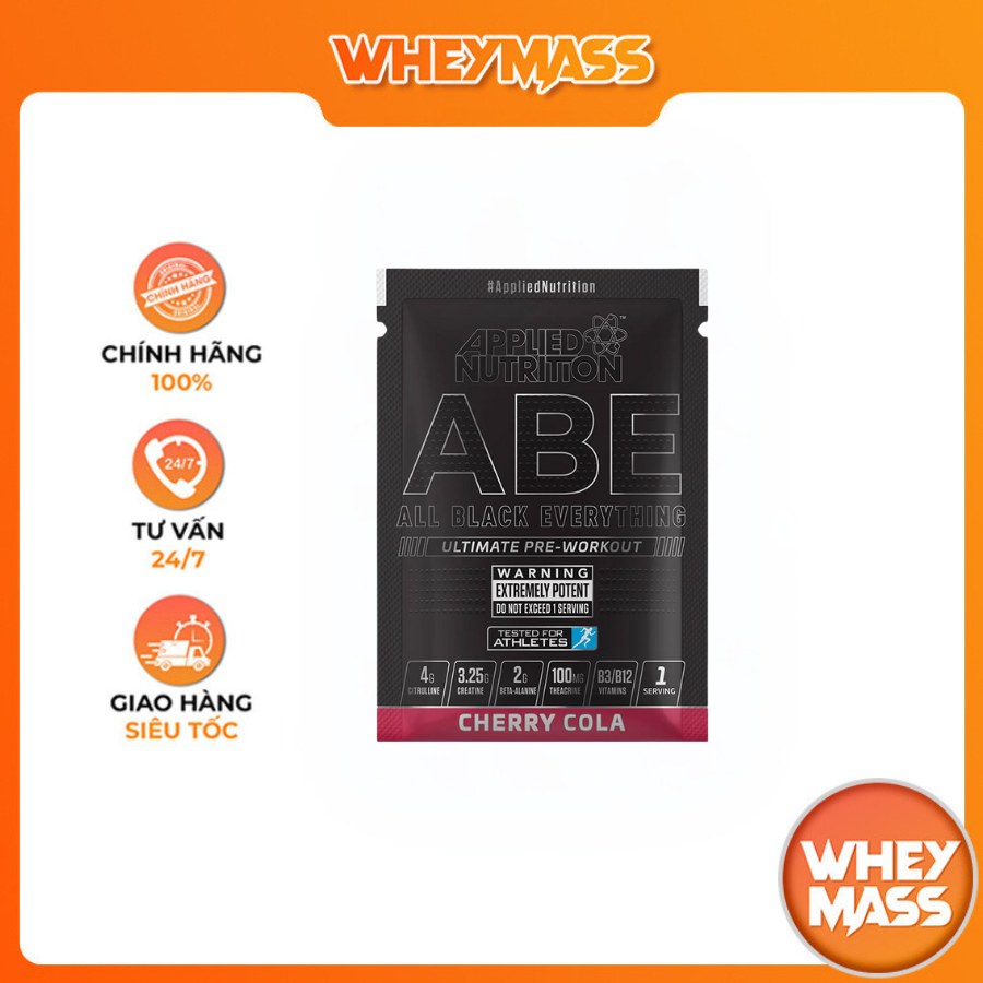 Combo sample applied nutrition abe pre workout 5 gói dùng thử - 1ser
