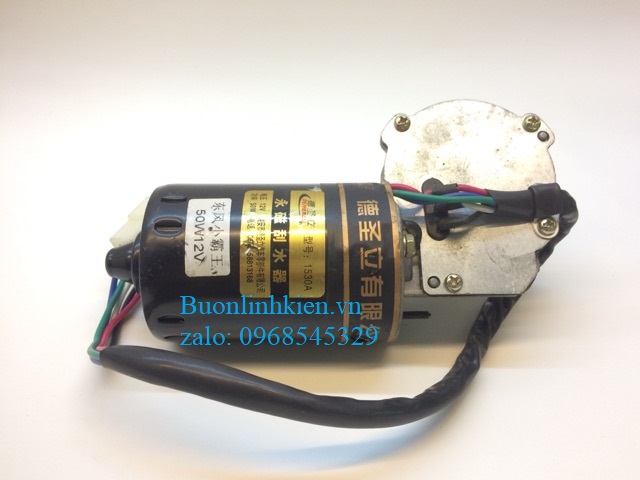 ĐỘNG CƠ GIẢM TỐC 12V 50W siêu bền lò quay vịt -làm đồ chế