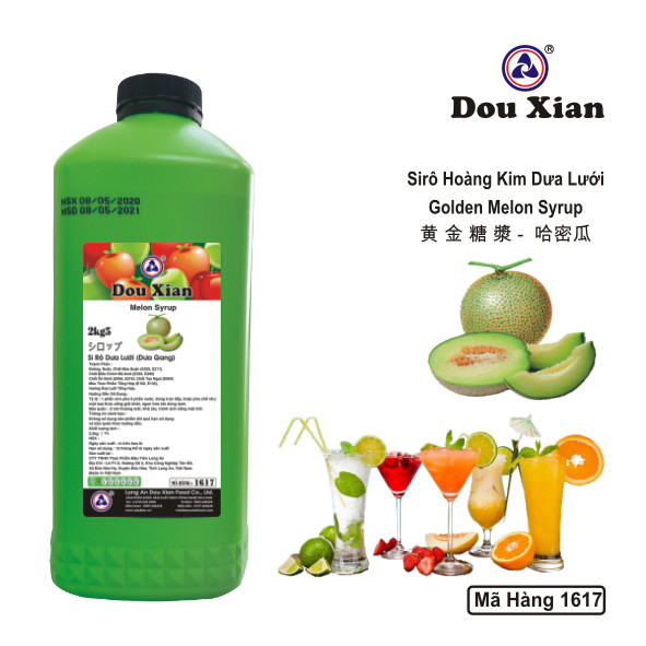 Siro Hoàng Kim Dưa Lưới Dou Xian 2,5kg