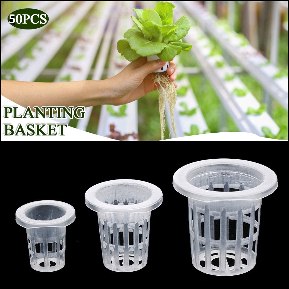 Dụng Cụ Làm Vườn Trồng Cây Sục Khí Rau Giỏ Trồng Cây Không Đất Thủy Canh Cup Net Chậu Ươm Chậu Lưới