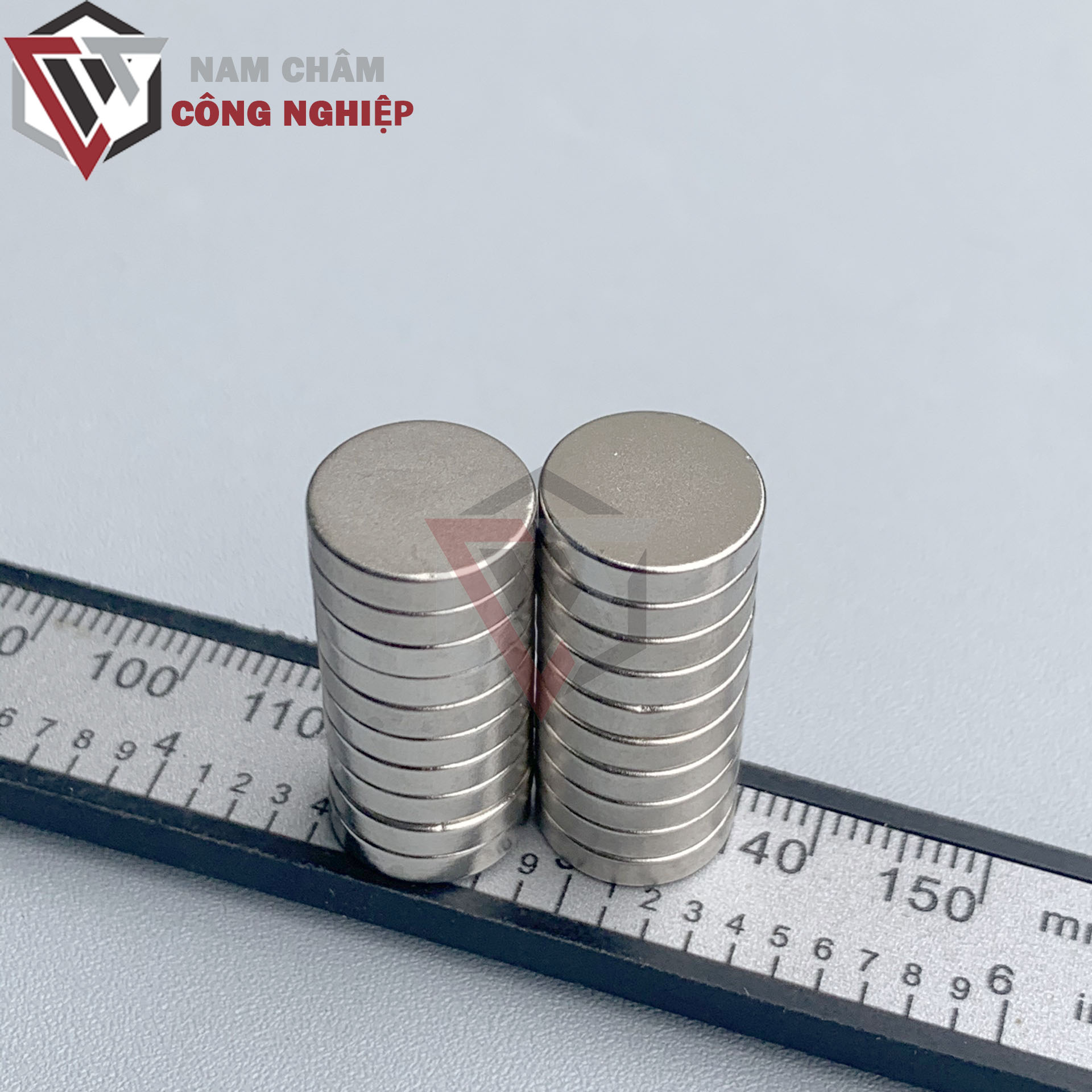 10 Viên nam châm tròn 12x3mm nam châm vĩnh cửu