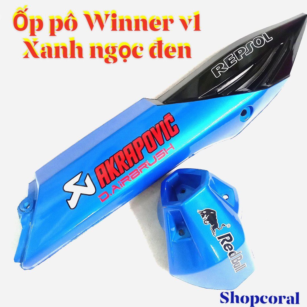 Bộ ốp pô winner v1 xanh ngọc đen