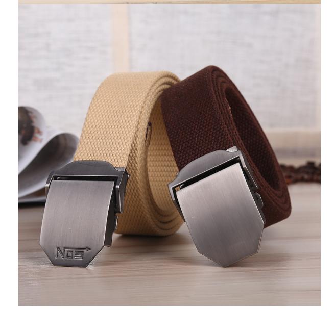 Dây nịt chiến thuật lính chất liệu vải bố bền bĩ mặt trơn đơn giản cá tính với hơn 30 màu dây lựa chọn