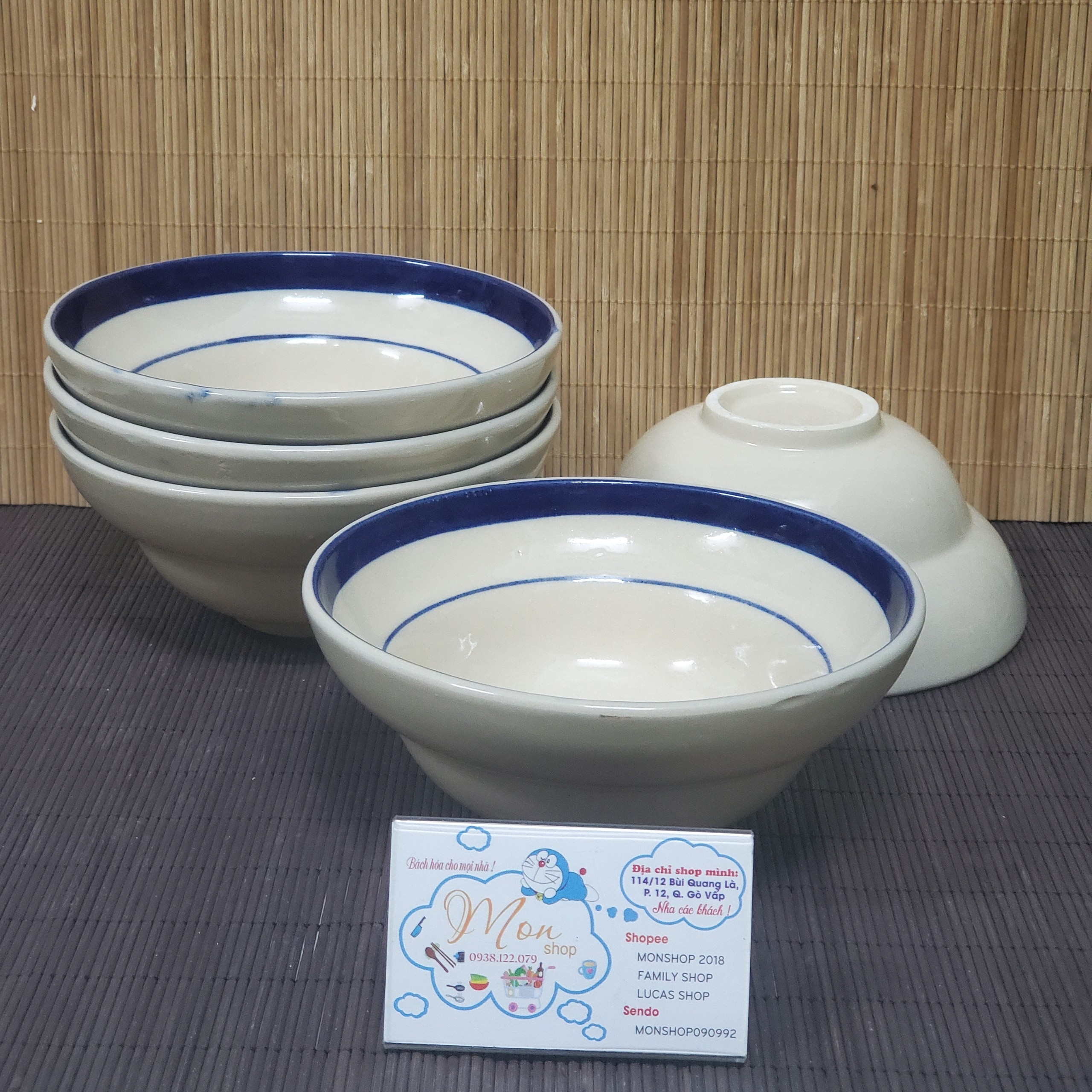 Combo 2c tô chỉ xanh đất nung thủ công cao cấp mẫu chiết yêu xưa