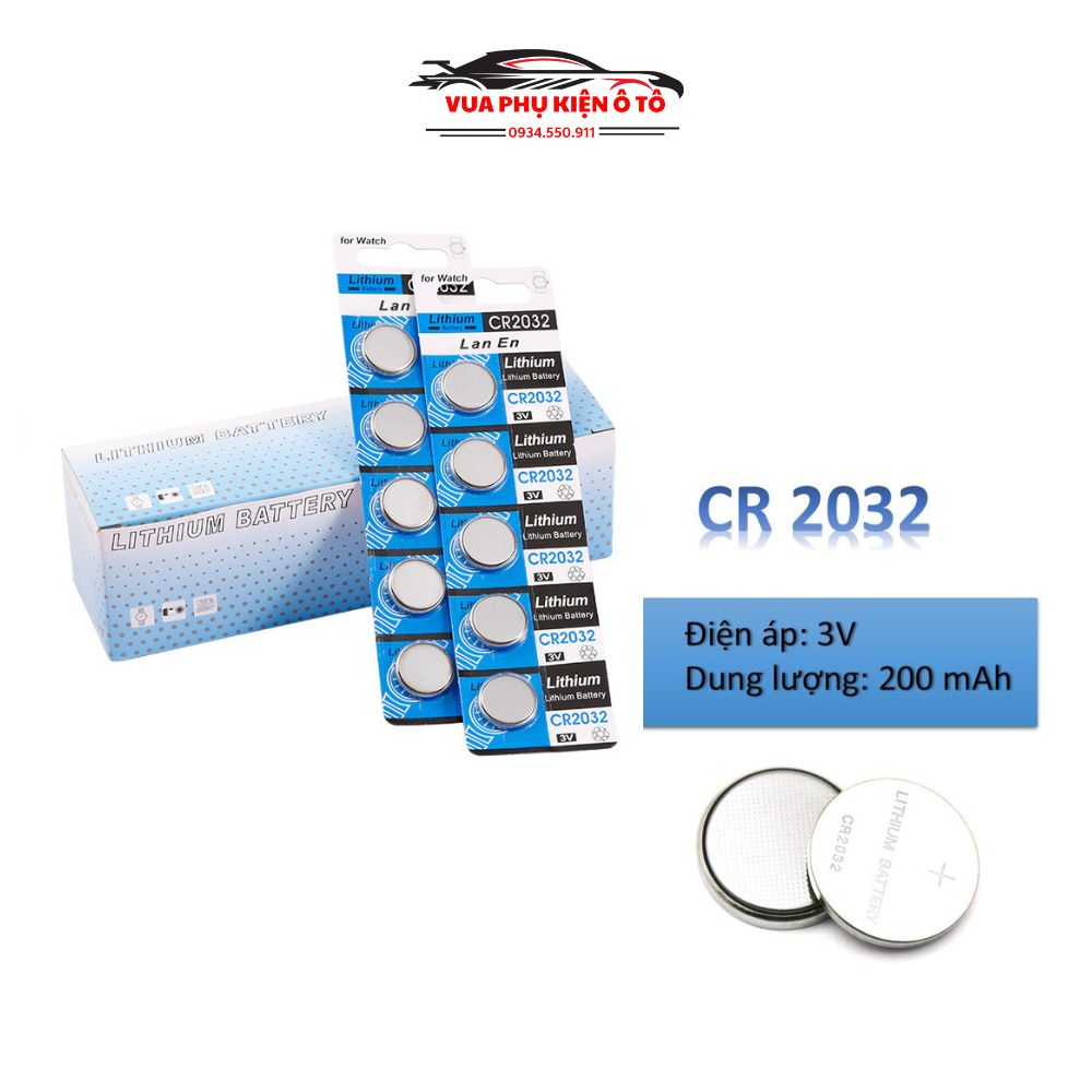 Pin cúc áo lithium 3v cr 2032 cr2032 cmos - thay thế nhiều loại pin điều khiển
