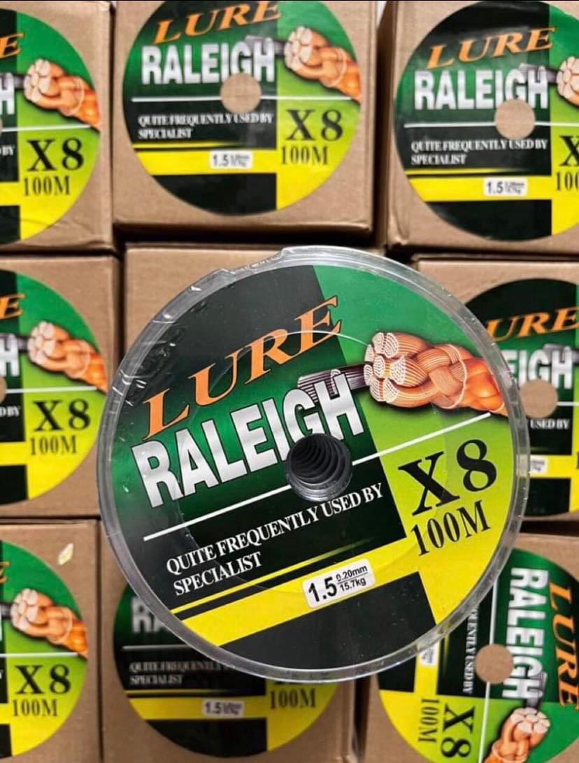 Dây dù câu cá Lure X8 7 màu siêu đẹp - siêu bền mịn
