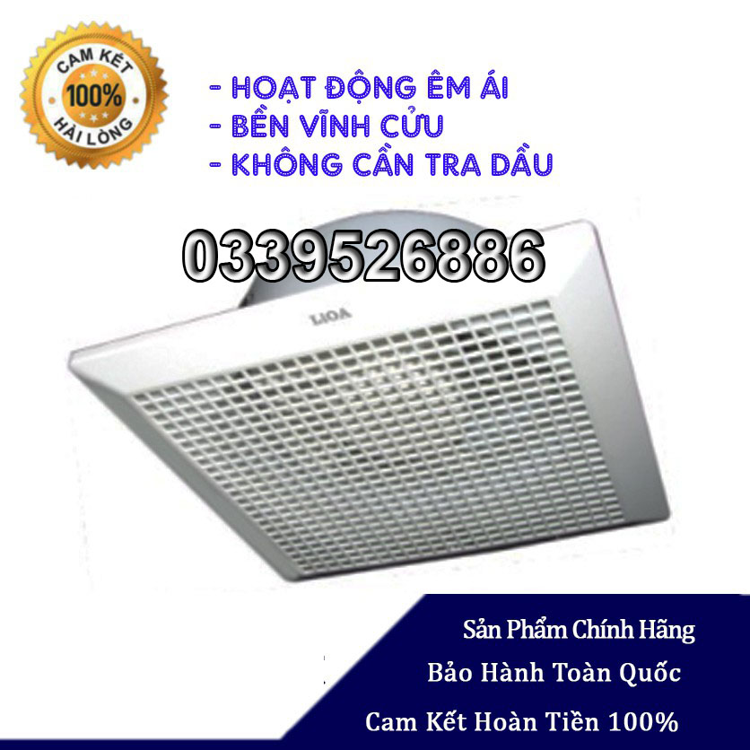 Quạt hút thông gió gắn trần lioa evf20cut1