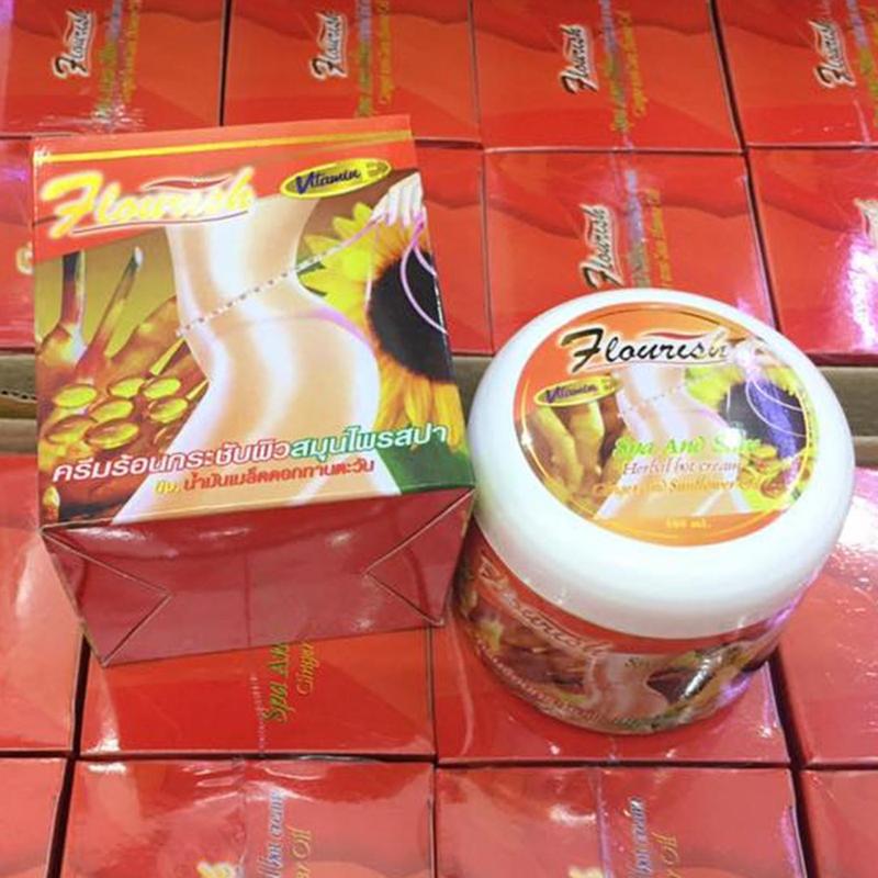 Kem tan mỡ bụng gừng ớt flourish chuẩn thái lan 500ml