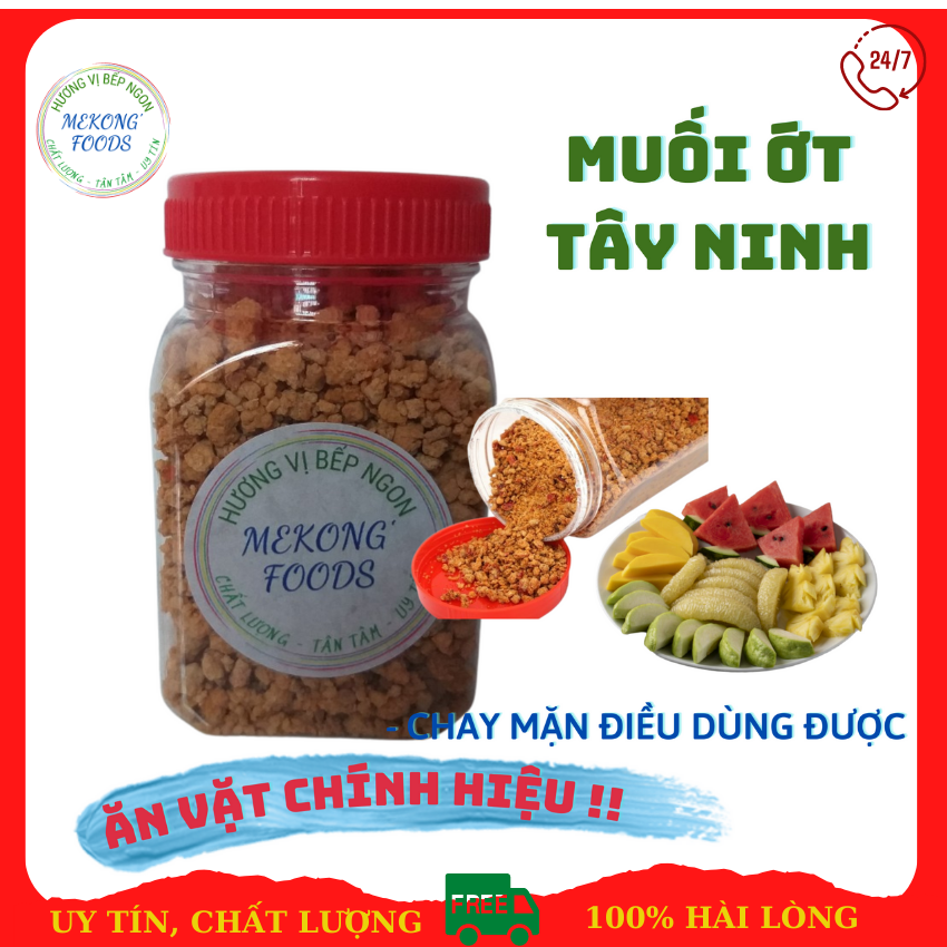 Muối ớt Ngọc Châu loại mịn hủ 100gr