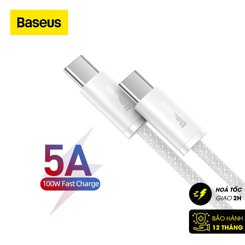 Cáp sạc siêu nhanh baseus dynamic series fast charging data cable type-c to type-c 100w