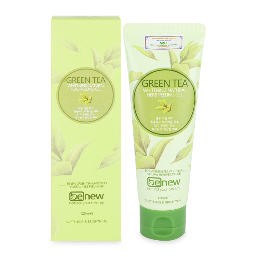 Tẩy da chết trắng da sạch mụn Green Tea Peeling Gel Cao cấp Hàn Quốc 120ml