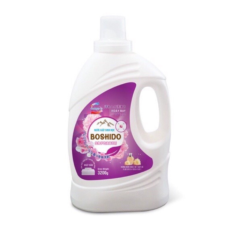 3.2 lít - nước giặt boshido - hương nước hoa- nhật bản