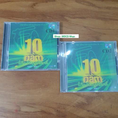 [MDCD] Bộ 2 Đĩa CD 10 Năm Làn Sóng Xanh Những Năm 1997 - 2007