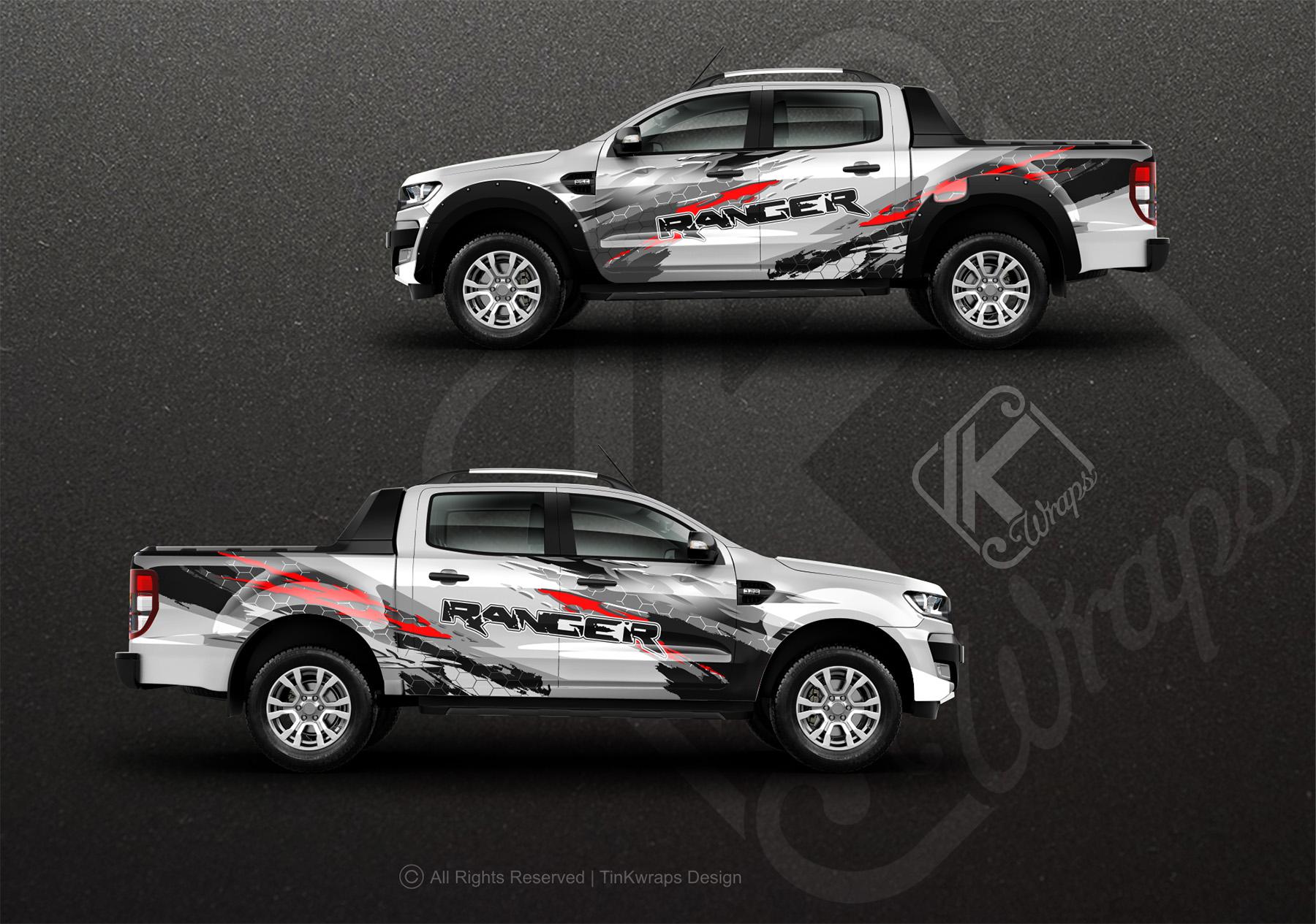 Decal - Tem xe Ford Ranger MS23
