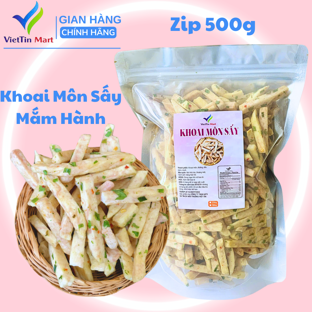  Khoai Môn Que Sấy Mắm Hành VietTin Mart 