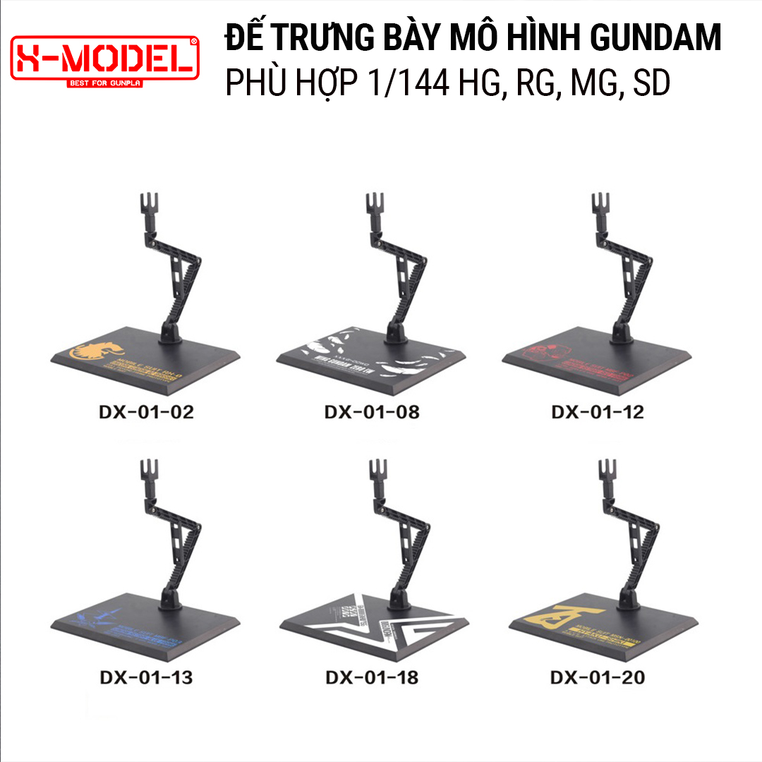 Đế trưng bày đồ chơi mô hình gundam x model dx01 action base kiểu mới cho mô hình gundam 1/144