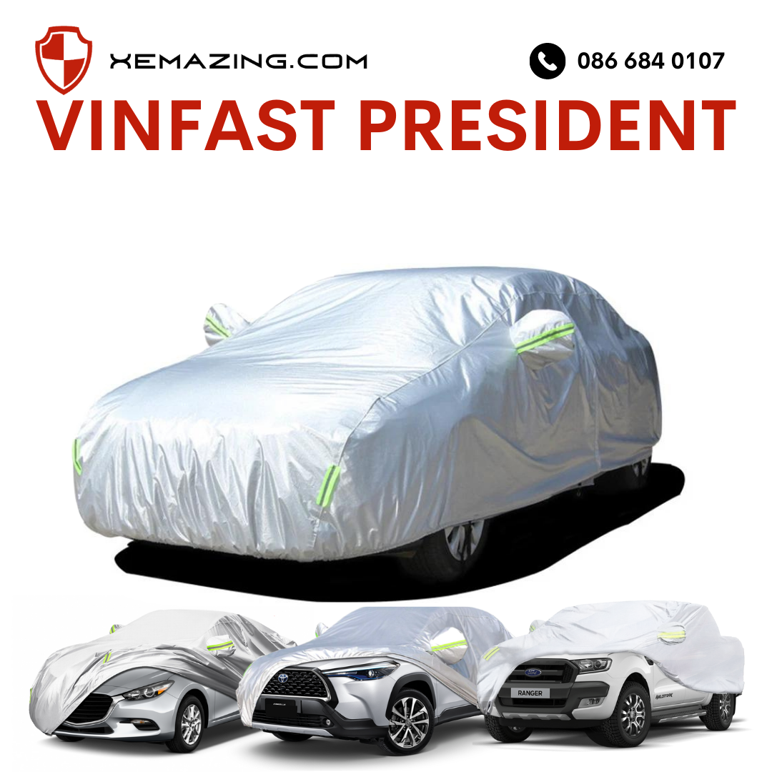 Bạt Phủ ô tô VINFAST PRESIDENT Nhãn hiệu XEMAZING