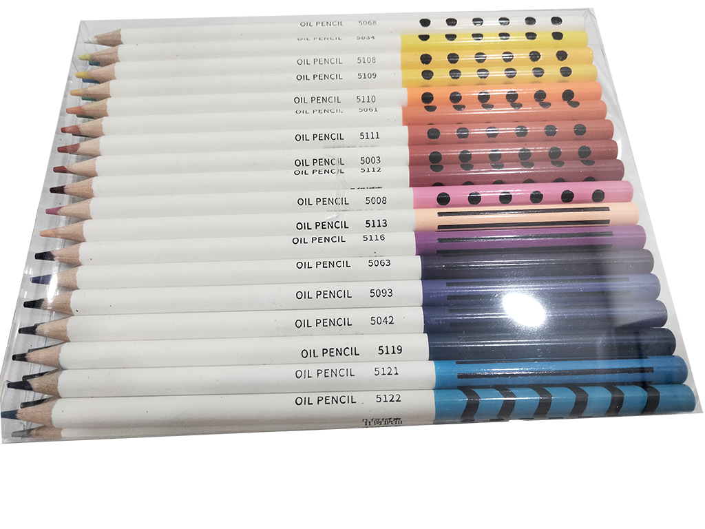 Chì màu dầu miya chồng màu từ 4 đến 5 lớp 24/36/48 màu