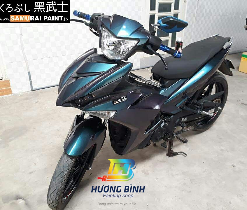 [COMBO] Sơn xịt Samurai màu 3D Khameleon - T600 với bóng K1K