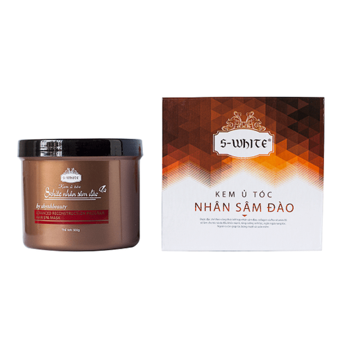 Kem ủ tóc nhân sâm đào s-white 500g chính hãng 100% - kem ủ tóc hấp dầu lạnh nhân sâm đào swhite - nuôi dưỡng phục hồi tóc dưỡng tóc ủ tóc, chăm sóc tóc kiểu spa tại nhà