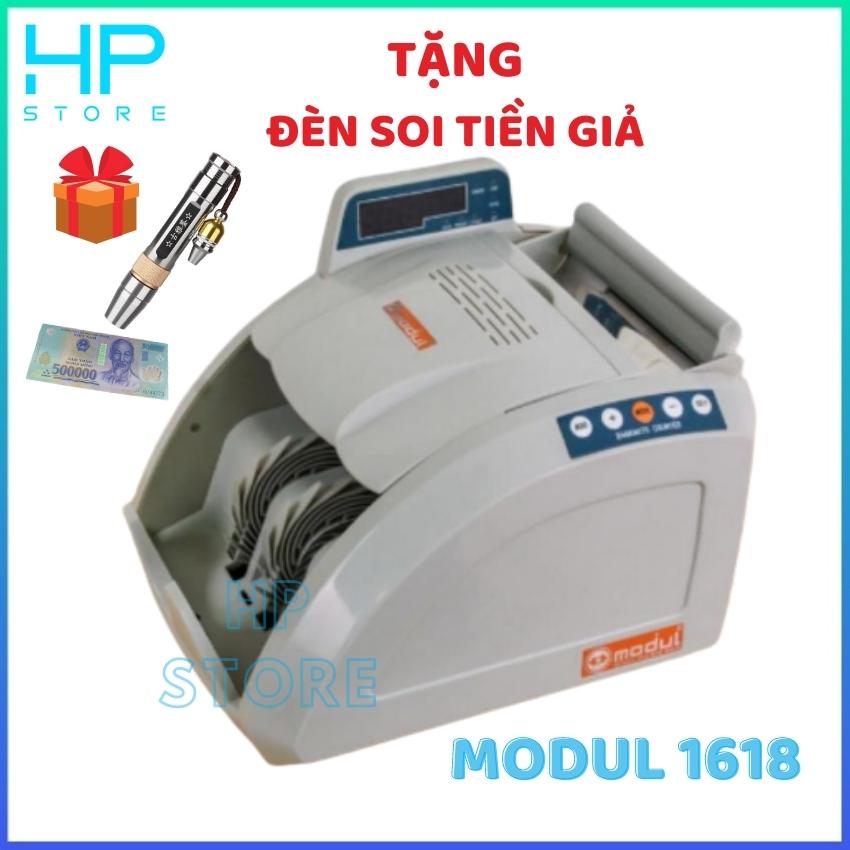 Máy đếm tiền mini Modul 1618, nhỏ gọn, đa chức năng, phát hiện tiền giả chính xác cao, sử dụng nhiều trong ngân hàng