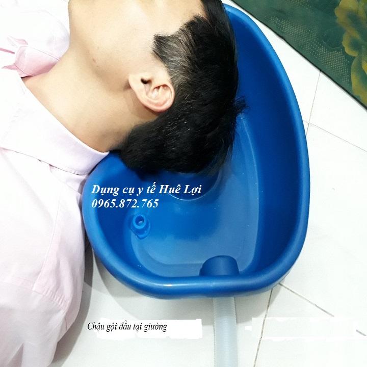 Chậu gội đầu tại gường tiện lợi
